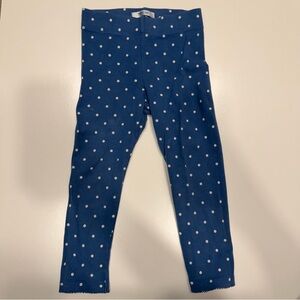 Baby Boden Blue Polka Dot Leggings